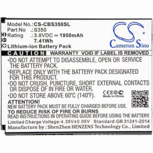 Cubot S350 Mobile SmartPhone Battery 3.8V 1950mAh Li-ion CBS350SL