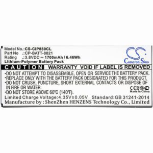 Cisco 8800 Cordless Phone Battery 3.8V 1700mAh Li-Poly CIP880CL