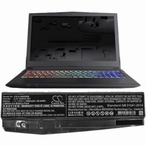 Clevo N850 Notebook Laptop Battery 11.1V 4400mAh Li-ion CLN855NB