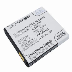 Coolpad 7290 Mobile SmartPhone Battery 3.7V 1700mAh Li-ion CPD729XL