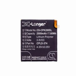 Coolpad ivvi K2 Mobile SmartPhone Battery 3.8V 2000mAh Li-Poly CPK200SL