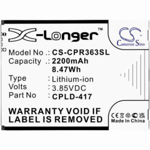Coolpad BTR3635A Mobile SmartPhone Battery 3.85V 2200mAh Li-ion CPR363SL