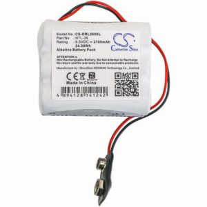 Vingcard 12 Door Lock Battery 9.0V 2700mAh Alkaline DRL260SL