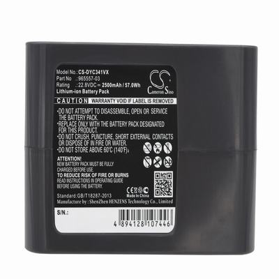 Dyson DC31 Animal Vacuum Cleaner Battery 22.8V 2500mAh Li-Ion DYC341VX