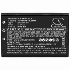 EnGenius UHF Cordless Phone Battery 3.7V 1800mAh Li-ion EGF120CL