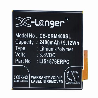 Sony Ericsson Xperia M4 Mobile Phone Battery 3.8V 2400mAh Li-Polymer ERM400SL