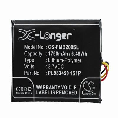 Falcom Mambo 2 GPS Battery 3.7V 1750mAh Li-Polymer FMB200SL