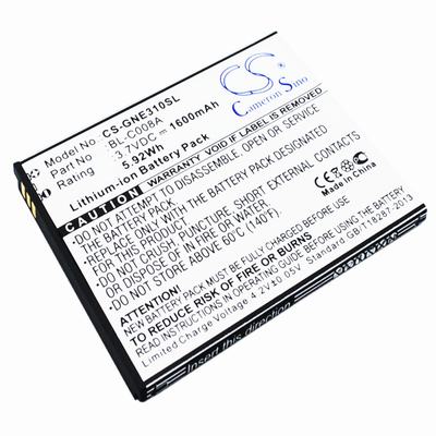 GIONEE Elife E3 Mobile Phone Battery 3.7V 1600mAh Li-ion GNE310SL