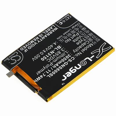 GIONEE Elife S6 Mobile Phone Battery 3.85V 3050mAh Li-Polymer GNS600SL