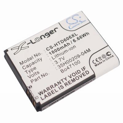 HTC CP3 Mobile Phone Battery 3.8V 1800mAh Li-Ion HTD606XL