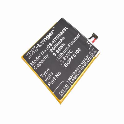 HTC A51 Mobile Phone Battery 3.8V 2600mAh Li-Polymer HTD826SL