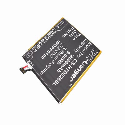 HTC A51 Mobile Phone Battery 3.8V 2600mAh Li-Polymer HTD826SL