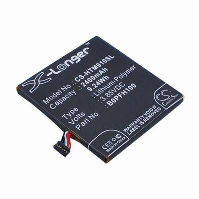 HTC 0P9FH100 Mobile Phone Battery 3.85V 2400mAh Li-Polymer HTM910SL