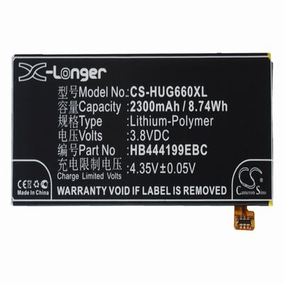 HUAWEI Ascend G660 Mobile Phone Battery 3.8V 2300mAh Li-Polymer HUG660XL