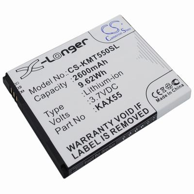 Kazam KAZAM Trooper X5.5 Mobile Phone Battery 3.7V 2600mAh Li-ion KMT550SL
