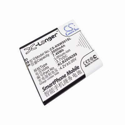 Konka KONKA W991 Mobile Phone Battery 3.7V 2000mAh Li-ion KNW991SL