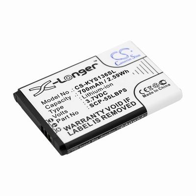 Kyocera JAX S1360 Mobile SmartPhone Battery 3.7V 700mAh Li-ion KYS136SL