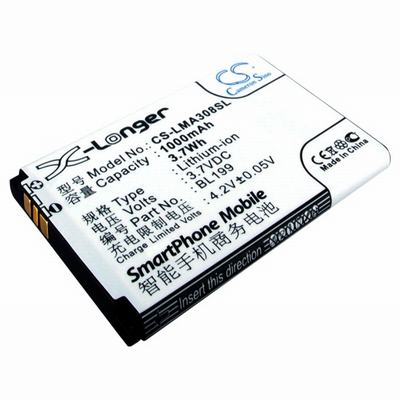 Lenovo MA308 Mobile Phone Battery 3.7V 1000mAh Li-Ion LMA308SL