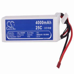 RC CS-LT983RT Remote Control Battery 22.2V 4000mAh Li-Poly LT983RT