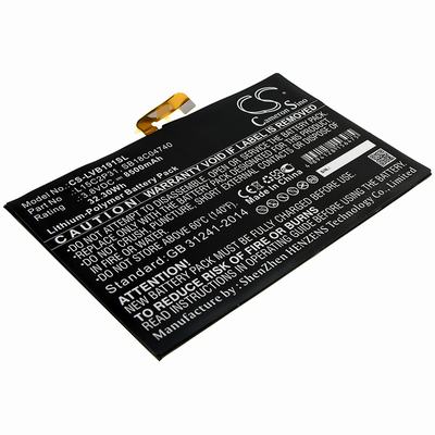Lenovo YB1-X90F Tablet Battery 3.8V 8500mAh Li-Poly LVB191SL