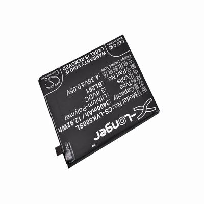 Lenovo A7020a48 Mobile Phone Battery 3.8V 3400mAh Li-Polymer LVK500SL