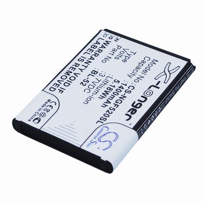 NGM Forward Young Mobile Phone Battery 3.7V 1400mAh Li-ion NGF520SL
