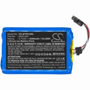 Nintendo Wii U GamePad WUP-003 Game Console Battery 3.7V 5200mAh Li-ion NTP016SL