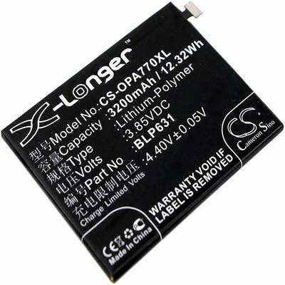 OPPO A73 Mobile SmartPhone Battery 3.85V 3200mAh Li-Poly OPA770XL
