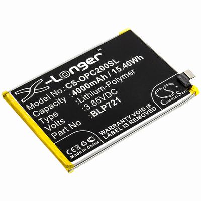 OPPO R1941 Mobile SmartPhone Battery 3.85V 4000mAh Li-Poly OPC200SL