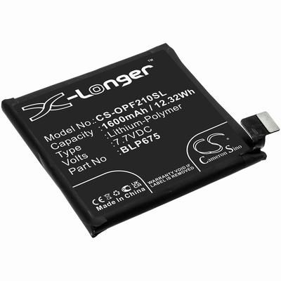 OPPO CPH1871 Mobile SmartPhone Battery 7.7V 1600mAh Li-Poly OPF210SL