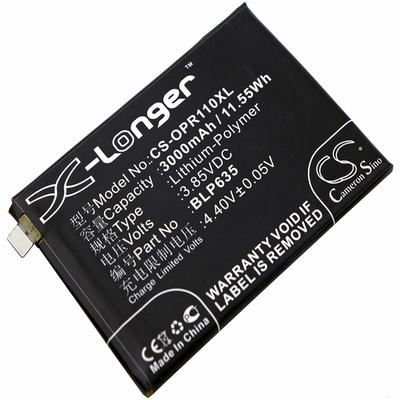 OPPO R11 Mobile SmartPhone Battery 3.85V 3000mAh Li-Poly OPR110XL