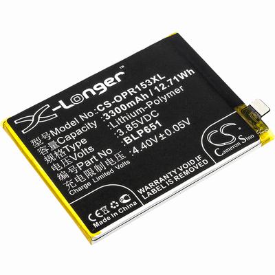 OPPO PAAM00 Mobile SmartPhone Battery 3.85V 3300mAh Li-Poly OPR153XL