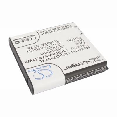 Alcatel OT-991D Mobile Phone Battery 3.7V 1650mAh Li-ion OT991XL