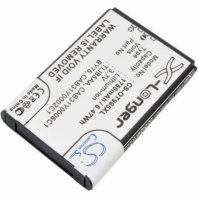 Alcatel OT-995 Mobile Phone Battery 3.7V 1750mAh Li-ion OT995XL