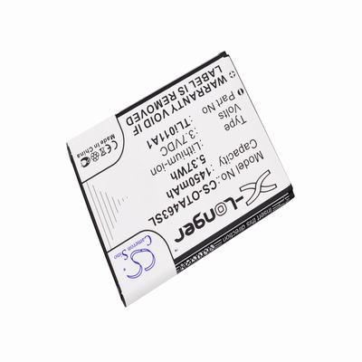 Alcatel One Touch Pixi Glitz Mobile Phone Battery 3.7V 1450mAh Li-ion OTA463SL