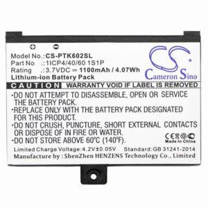 Pocketbook Pro 602 E-book E-reader Battery 3.7V 1100mAh Li-ion PTK602SL