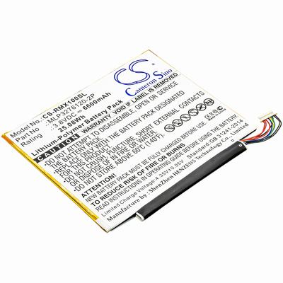 Verizon Ellipsis 10 Tablet Battery 3.8V 6600mAh Li-Poly RMX100SL