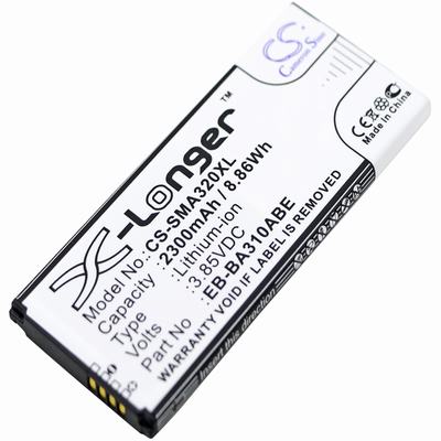 Samsung Galaxy A3 2016 Mobile SmartPhone Battery 3.85V 2300mAh Li-ion SMA320XL