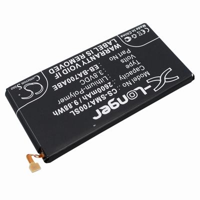 Samsung Galaxy A7 Mobile Phone Battery 3.8V 2600mAh Li-Polymer SMA700SL