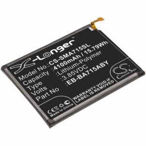 Samsung Galaxy A71 Mobile SmartPhone Battery 3.85V 4100mAh Li-Poly SMA715SL