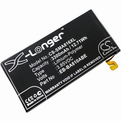Samsung Galaxy A8 2016 Mobile SmartPhone Battery 3.85V 3300mAh Li-Poly SMA816XL