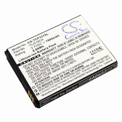 TCL P331M Mobile Phone Battery 3.7V 1800mAh Li-ion TCP331SL