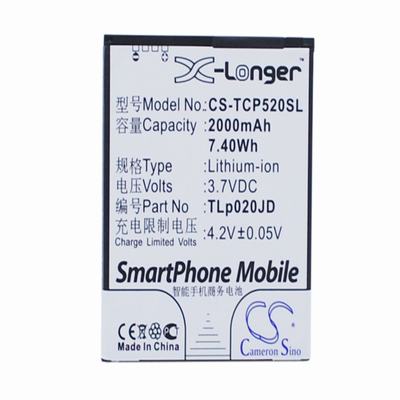 TCL P520L Mobile Phone Battery 3.7V 2000mAh Li-ion TCP520SL
