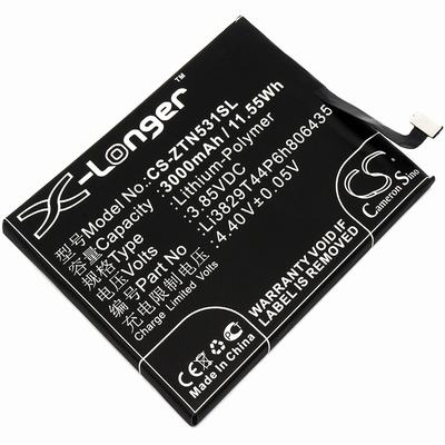 ZTE Nubia M2 Lite Mobile SmartPhone Battery 3.85V 3000mAh Li-Poly ZTN531SL