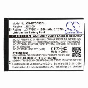 Bitel IC5500 Payment Terminal Battery 3.7V 1000mAh Li-ion BTC550BL