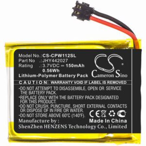 Compustar 2WT11R Remote Start and Entry Systems Battery 3.7V 150mAh Li-Poly CPW112SL