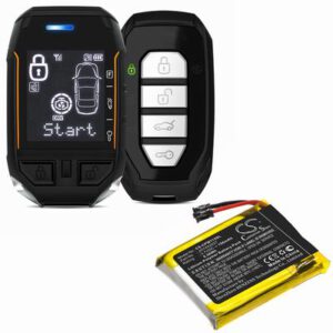 Compustar 2WT11R Remote Start and Entry Systems Battery 3.7V 150mAh Li-Poly CPW112SL