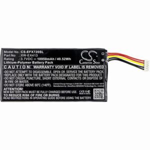 IDEAL OTDR II Equipment Survey Test Battery 3.7V 10950mAh Li-Poly EFX720SL
