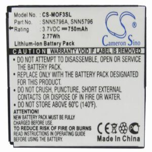 Motorola EM25 Mobile SmartPhone Battery 3.7V 750mAh Li-ion MOF3SL