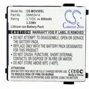Motorola 2088 Mobile SmartPhone Battery 3.7V 900mAhLi-ion MOV50SL